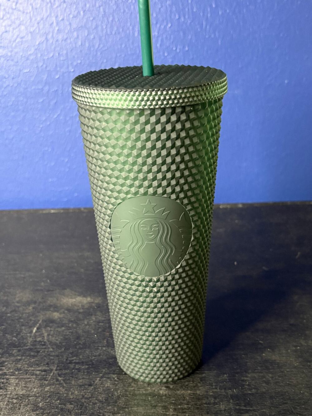 Starbucks 24oz Green Studded Textured Tumbler w/ Straw – Limited Edition